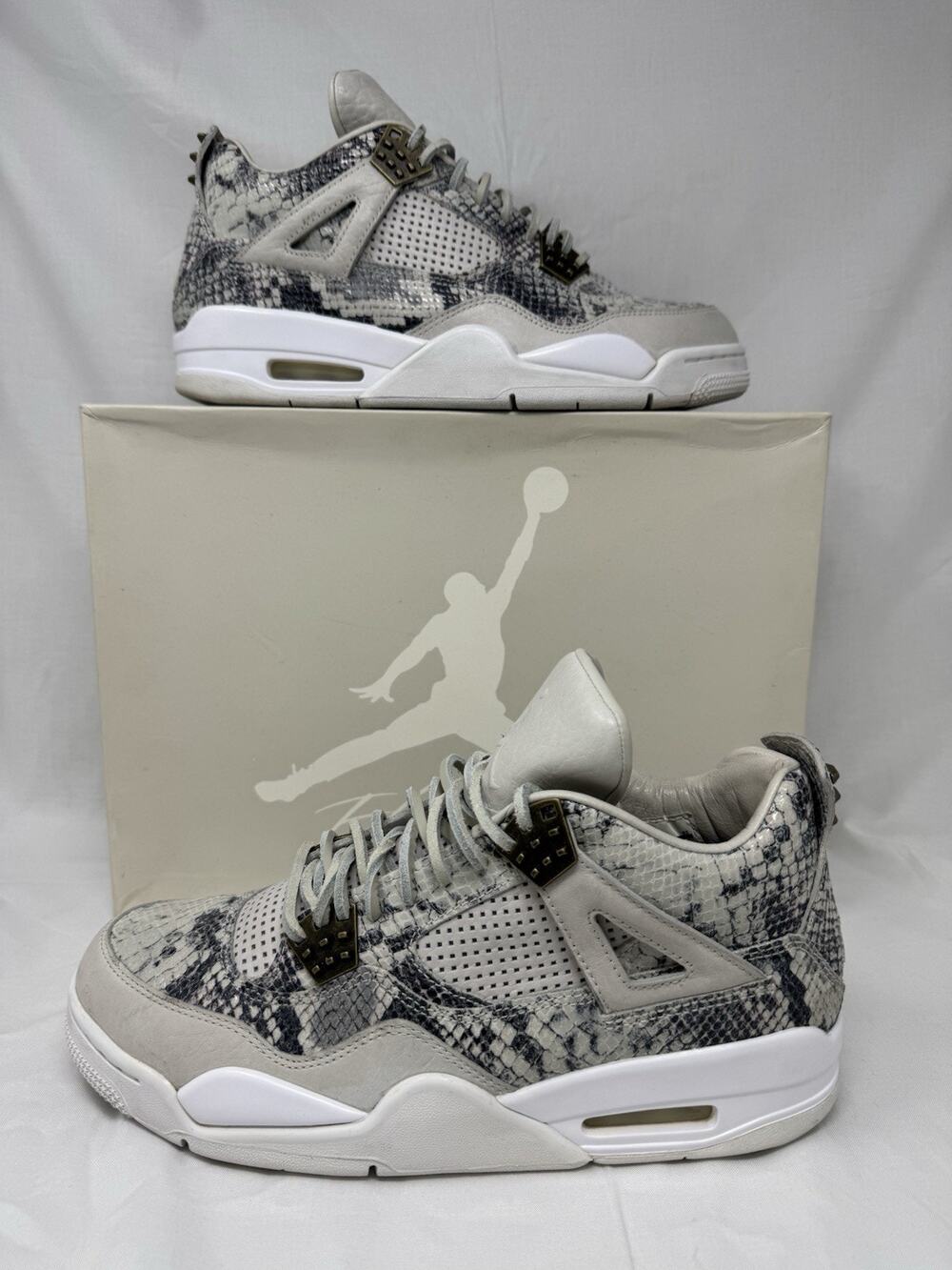 Size 9.5 - Air Jordan 4 Retro Premium Snakeskin 819139-030